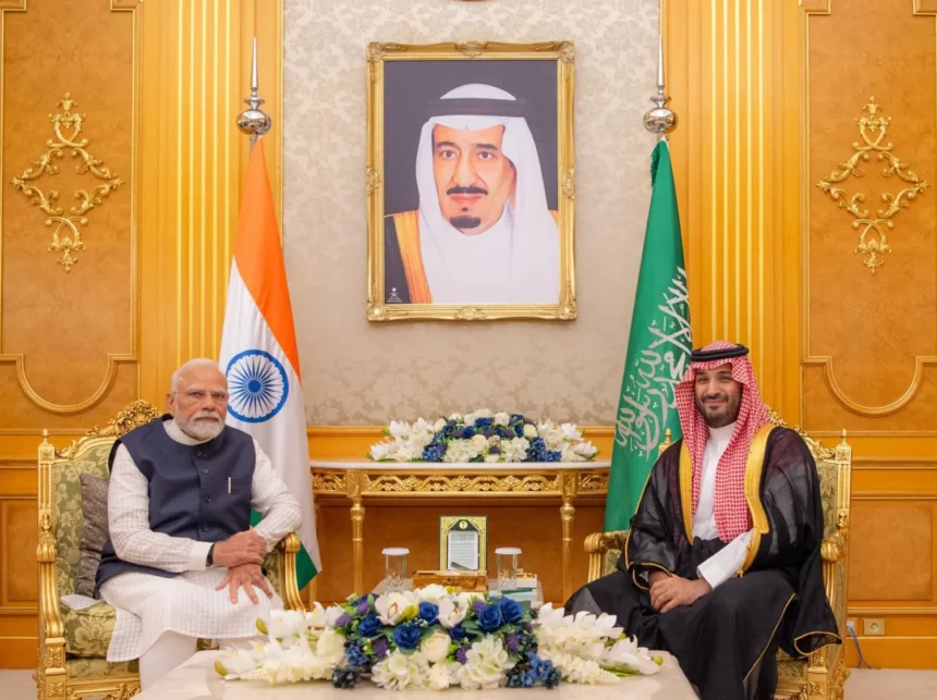 Prime Minister Narendra Modi emphasizes the strengthening of India-Saudi Arabia relations through cultural exchanges, highlighting the popularity of Indian content in Saudi Arabia and the upcoming World Audio Visual and Entertainment Summit in Mumbai.