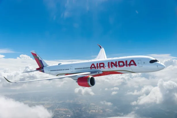 Air India Boeing aircraft on tarmac, symbolizing the airline’s strategic move to acquire jets rejected due to the US-China tariffs war, highlighting growth in Air India’s international fleet.