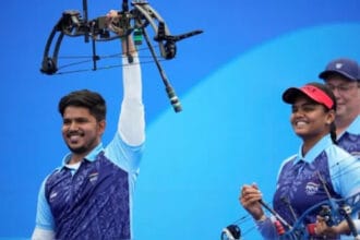 Jyothi and Ojas win gold at Asian Games, boosting India’s hopes in Compound Archery in LA28 Olympics