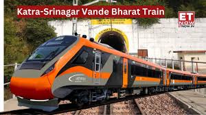 "Katra-Srinagar train launch: Katra to Sangaldan rail segment prepared for dedication, enhancing rail services in Kashmir."