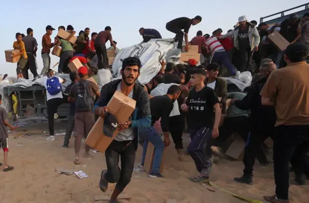 US-Backed Aid Center