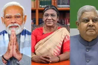 President Murmu, V-P Dhankhar, and PM Modi celebrate the 65th anniversary of Maharashtra and Gujarat's statehood and praise the states' rich histories.