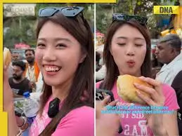 Hong Kong Influencer delight Internet by Ordering in Marathi After Trying 1 Vada Pav in Mumbai
